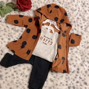 👼🏻❤️ 3 Pc. OUTFIT SET 0-3 Mths.